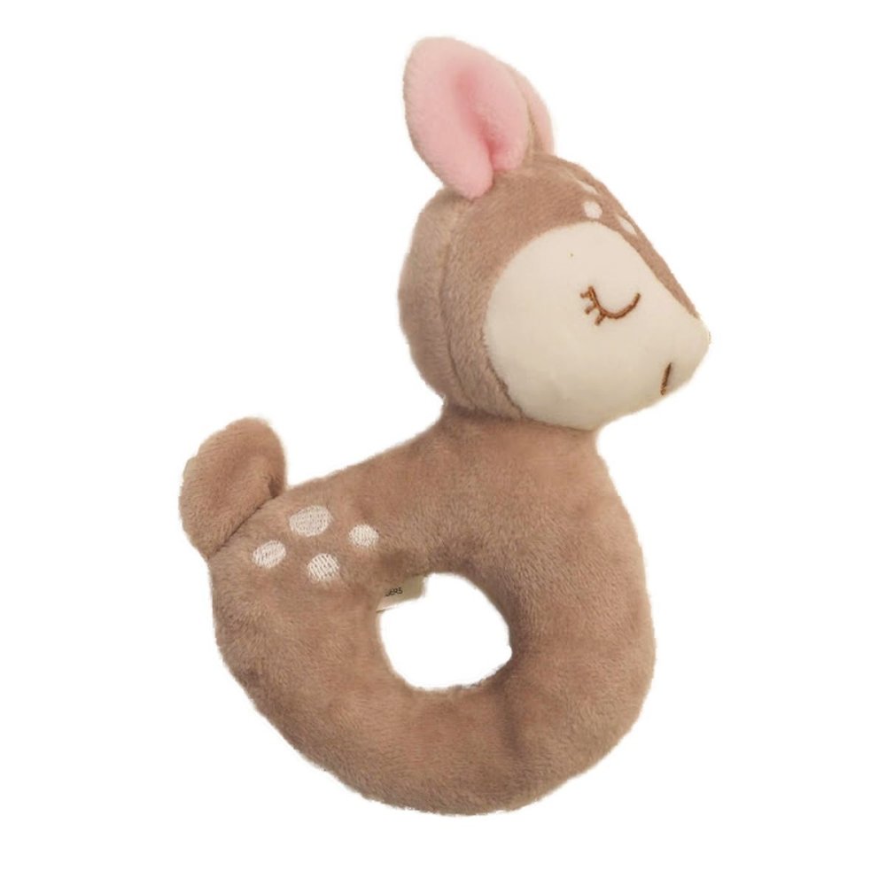 メリーマイヤー イッシーグリッツィー バンビ ラトル 15cm | ぬいぐるみ ナチュラルカラー 動物 どうぶつ ファーストトイ ベビー 赤ちゃん こども Mary Meyer 正規輸入品