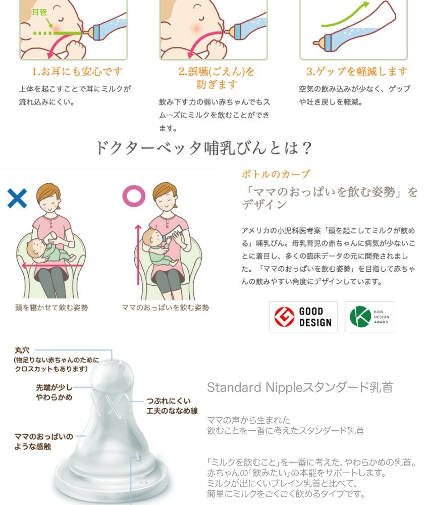 【名入れ】【名前入り 哺乳瓶  200ml】ほにゅうびん オリジナル メモリアル Betta  ベッタ 