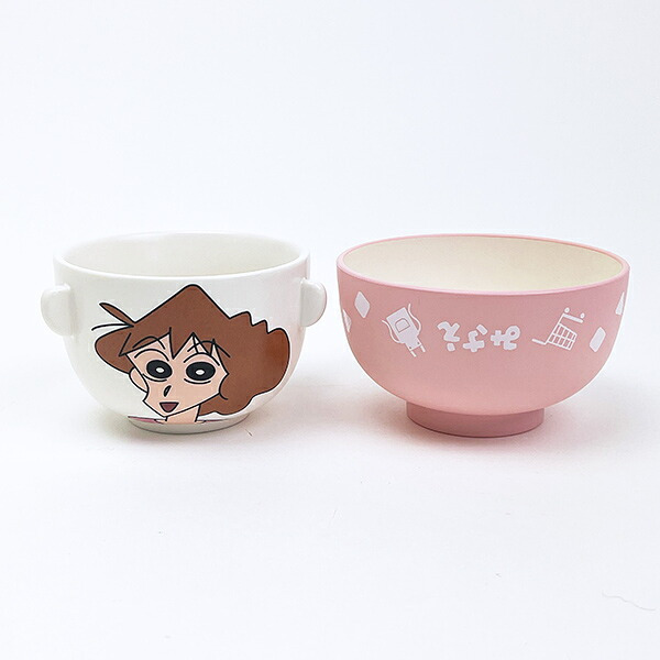 クレヨンしんちゃん みさえ 汁椀茶碗セット(ミニ) 食器