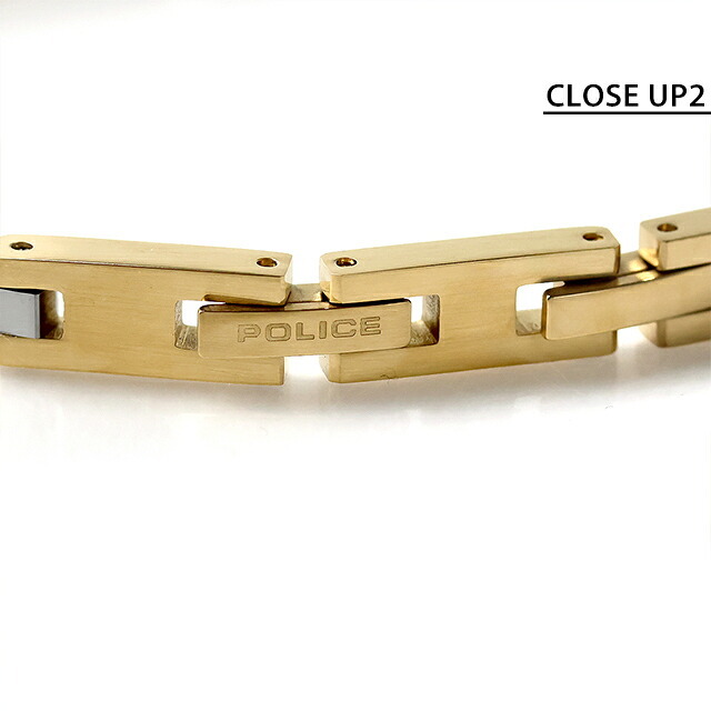 ポリス ブレスレット メンズ ブランド POLICE FLATFORGE GB0082702 ゴールド アクセサリー