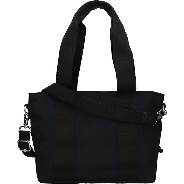 キプリング トートバッグ レディース ブランド Kipling ミンタ M UP ロゴ ワンポイント 無地 2WAY KI8642-P39 Black Noir 黒