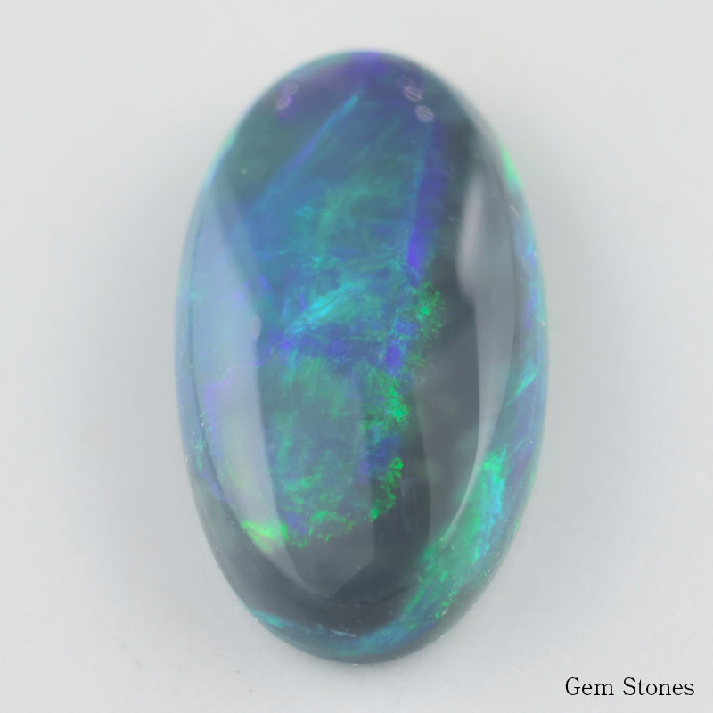 ブラックオパール 0.662ct ルース 裸石 宝石 イエロー グリーン レッド オレンジ ブラック オパール オーストラリア産  プレゼント 誕生石 10月 オリジナル ジュエリー コレクション