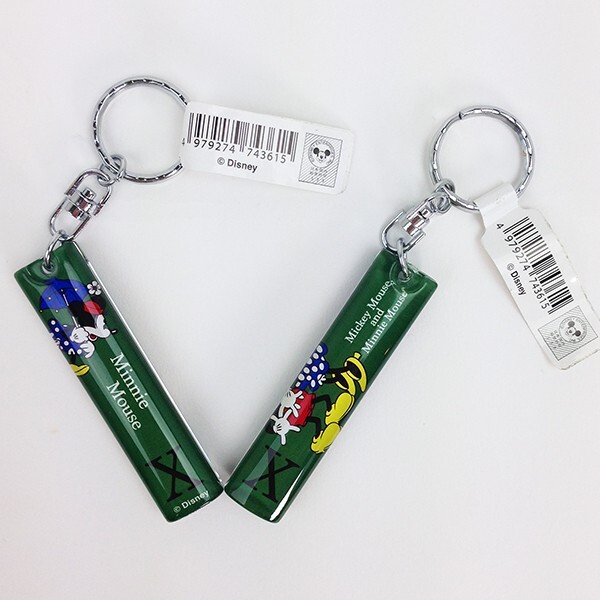 ディズニー ミッキー＆ミニー イニシャルキーホルダー X グッズ  (MCOR)