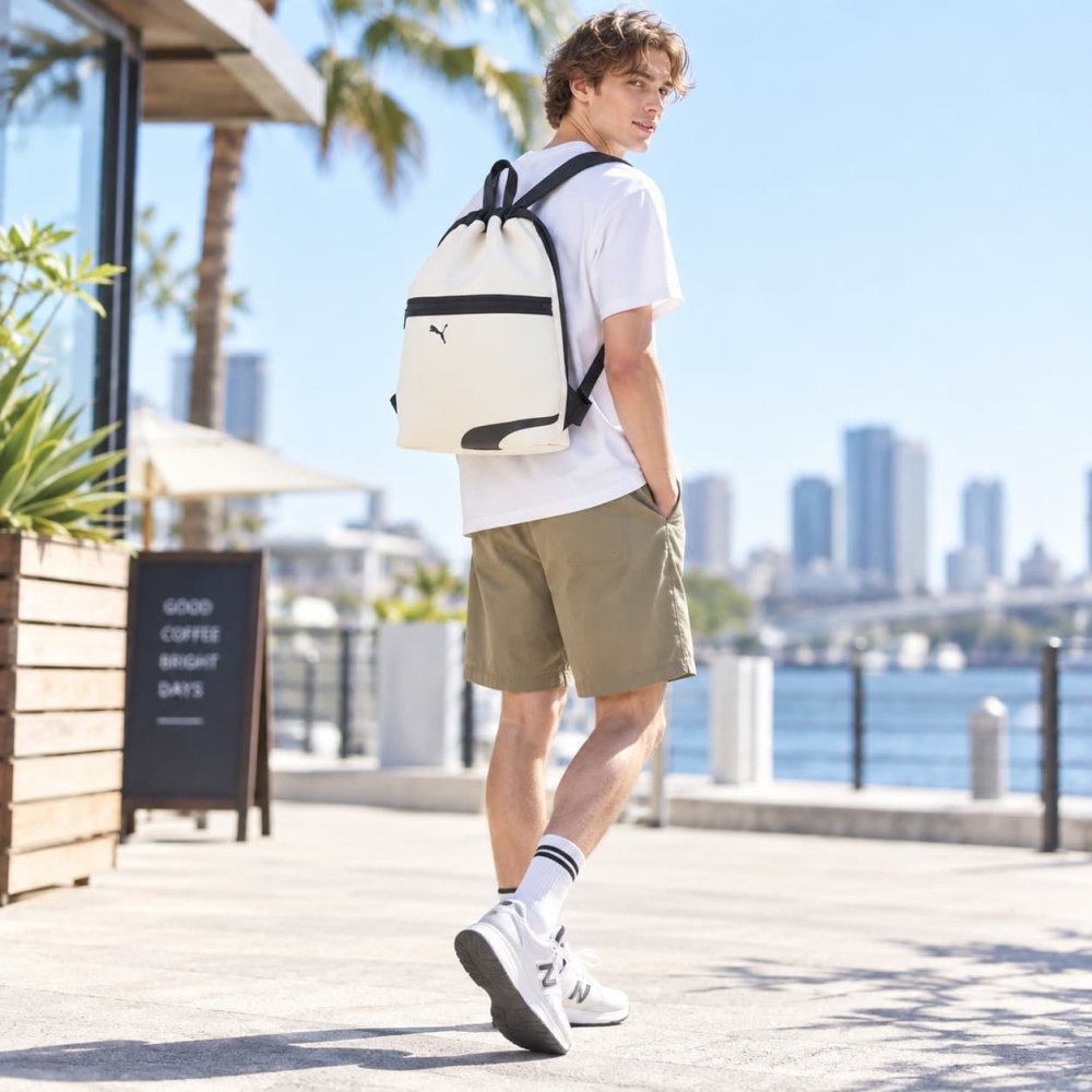 PUMA インサイド ナップサック リュック リュックサック かばん カバン 鞄 バッグ バック 普段使い 使いやすい メンズ ギフト プレゼント ブラック j20467