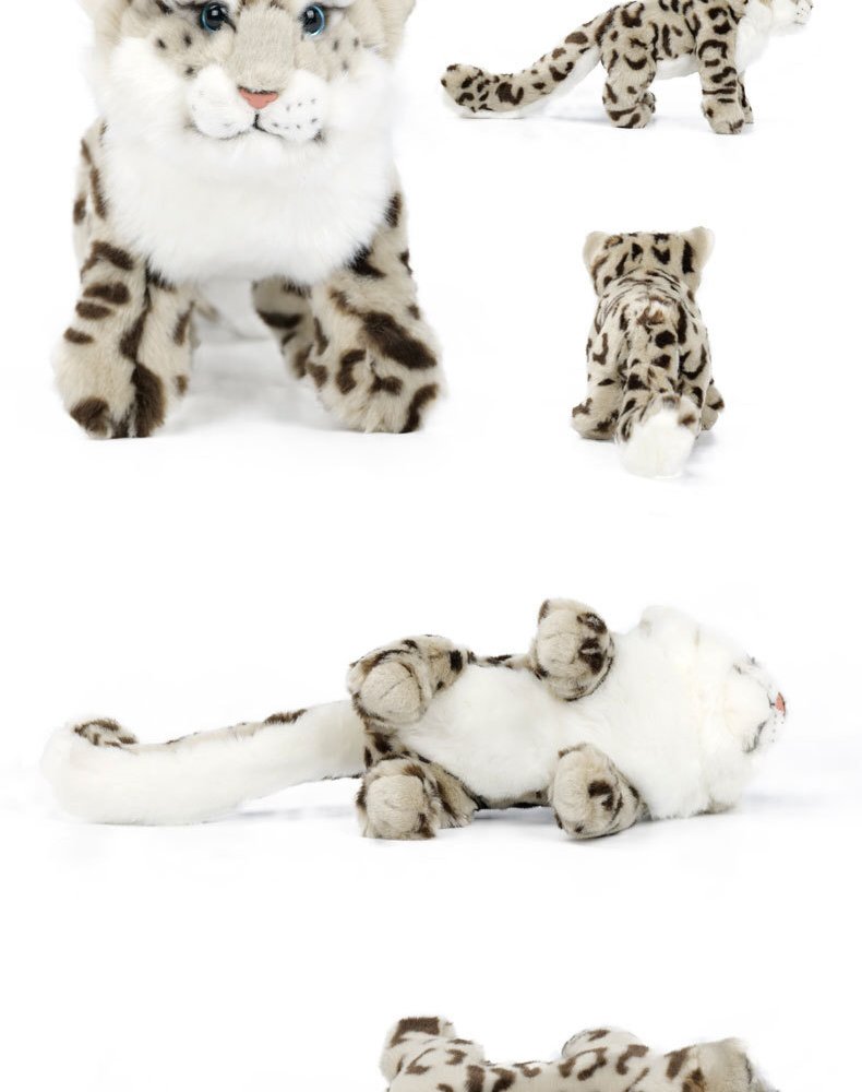 ユキヒョウ 雪豹 ぬいぐるみ リアル 動物 アニマル ふわふわ かわいい 置物 インテリア 子供 おもちゃ ごっこ遊び 誕生日 プレゼント ギフト 癒し