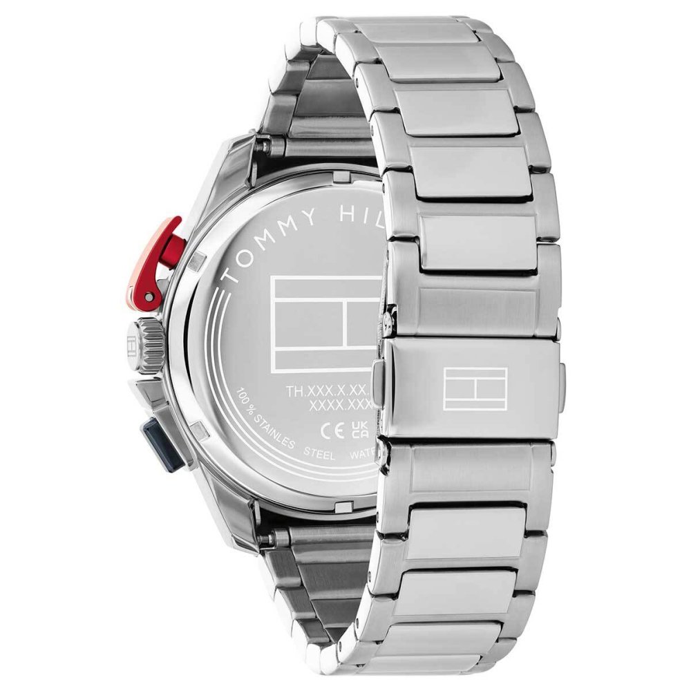 【選べるノベルティー付き】トミーヒルフィガー TOMMY HILFIGER 腕時計 メンズ クロノグラフ タキメーター デイト BANK 1792261【2026 新作】