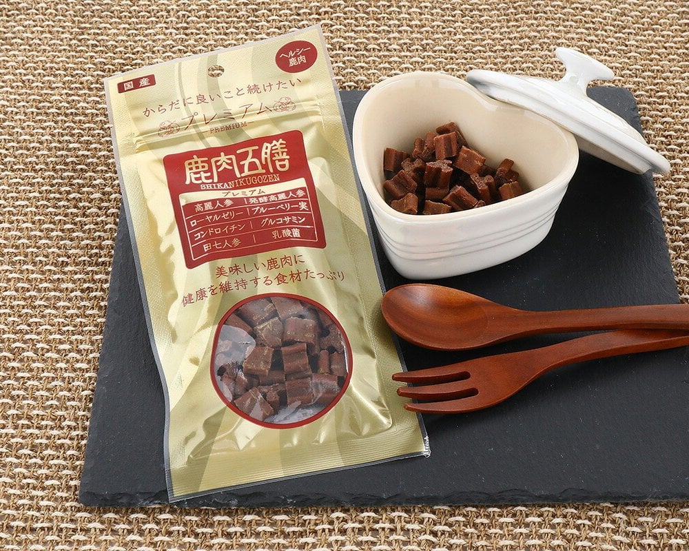 鹿肉五膳 プレミアム 犬用おやつ 50g