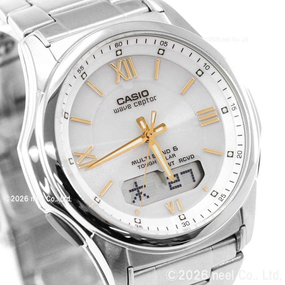 カシオ ウェーブセプター CASIO wave ceptor 電波 ソーラー 電波時計 腕時計 メンズ アナデジ タフソーラー WVA-M630D-7A2JF