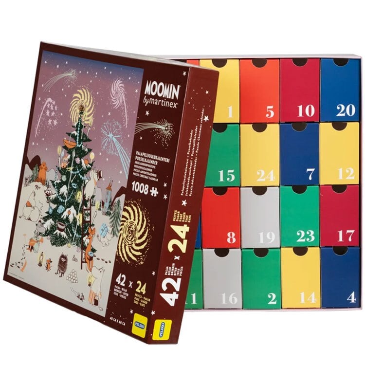 ムーミン パズル アドベントカレンダー 2026 MNX040029  送料無料 クリスマス MOOMIN 2026年 クリスマス プレゼント クリスマスツリー 1008ピース ギフト 北欧