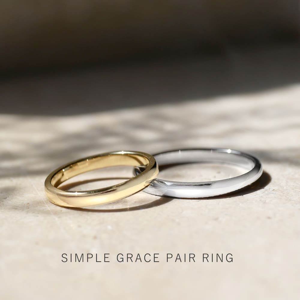 セミオーダー Lovers&Ring ペアリング 甲丸リング 内側に 誕生石が入る 刻印対応 10金  18金  プラチナ K10 K18 指輪 ペア リング お揃い レディース メンズ LSR0651PK-WG カップル 2個セット 名入れ 彼女 女性 彼氏 男性 妻 夫 指輪 誕生日プレゼント 記念日  結婚指輪 マリッジリング 人気 秋アクセ 秋ジュエリー ご褒美ジュエリー 彼女 ギフト