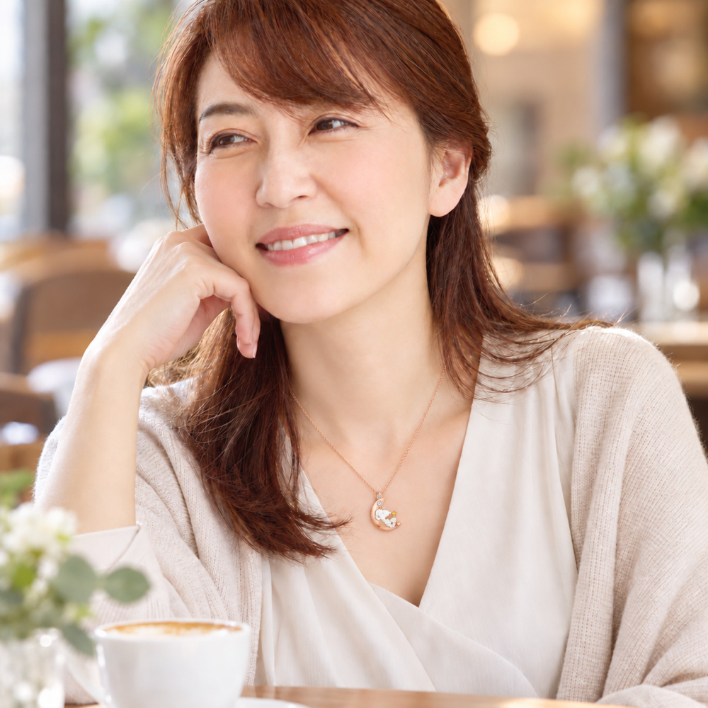 【ギフトセット付】スヌーピーネックレス 24金仕上げ 金属アレルギー対応済 天然 ダイヤモンド スヌーピー ネックレス スワロフスキー 大人向け グッズ
