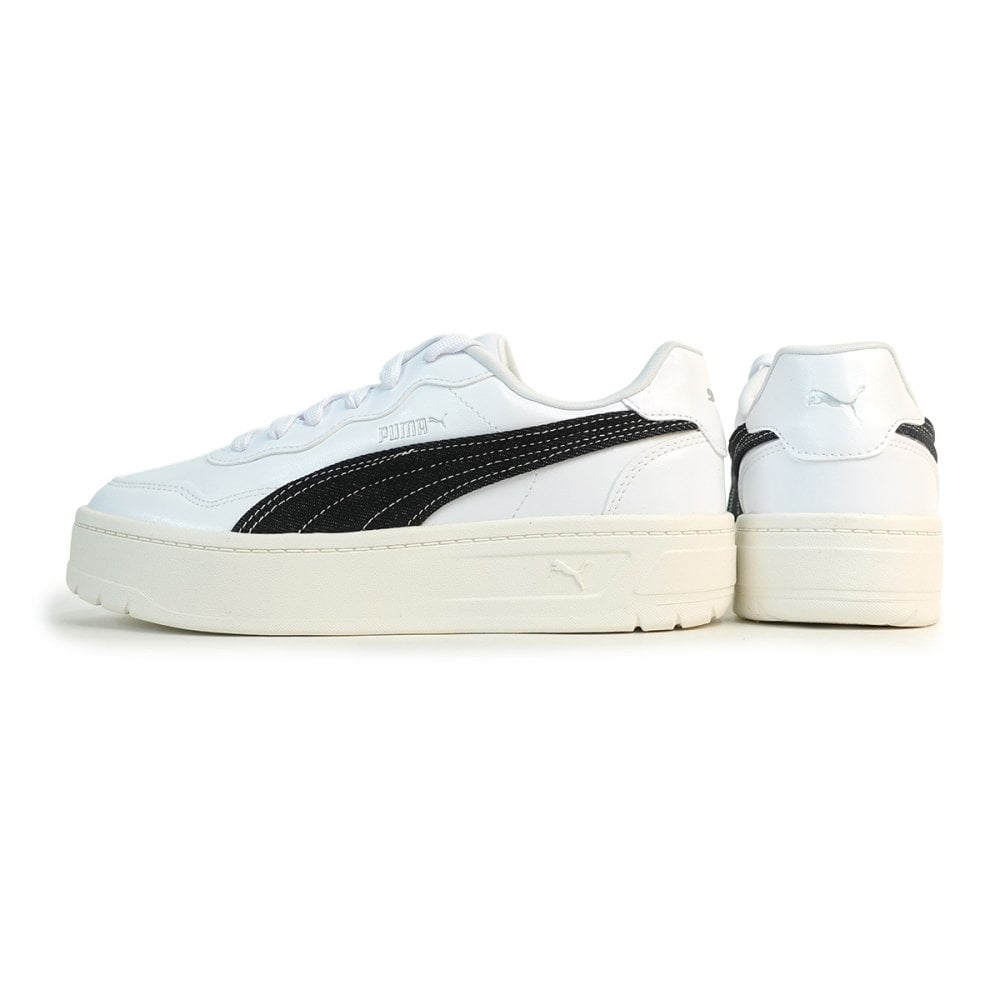 PUMA プーマ レディース スニーカー COURT LALLY SKYE DENIM 2 コート ラリー スカイ デニム 2 408863-01 ホワイト/ブラック
