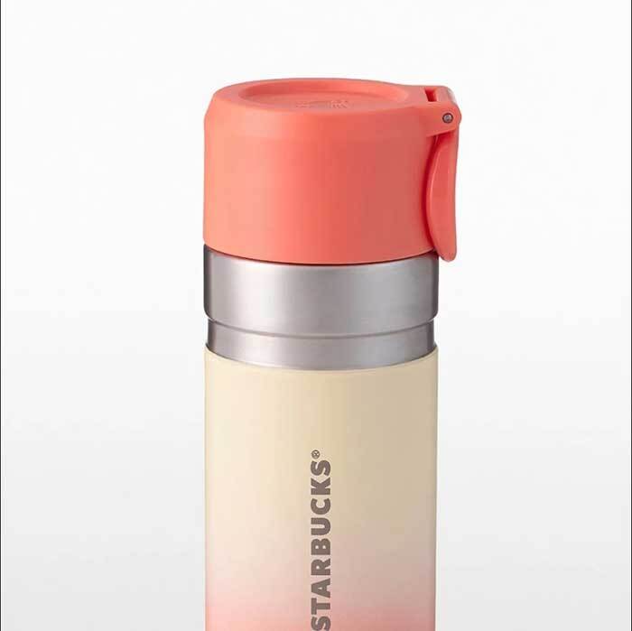 スターバックス スタンレー タンブラー 海外限定 サンセットコーラル 473ml ステンレスボトル スタバ STANLEY コラボ 保温 保冷 日本未発売 蓋付き 水筒 アウトドア キャンプ オフィス プレゼント 並行輸入 正規品