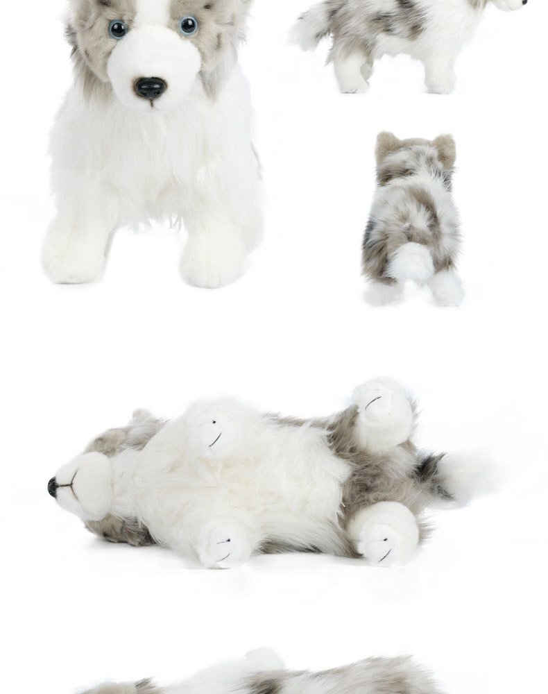 オゥシー いぬ 犬 ぬいぐるみ リアル 動物 アニマル ふわふわ かわいい 置物 インテリア 子供 おもちゃ ごっこ遊び 誕生日 プレゼント ギフト 癒し
