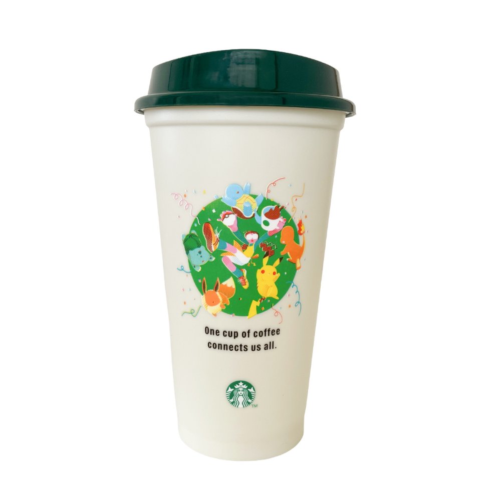 【 名入れ 対応 】 スターバックス Pokemon + STARBUCKS リユーザブルカップ コーヒーコネクション 473ml スターバックス タンブラー 名入れ ポケモン スタバ タンブラー スターバックス カップ スタバ カップ タンブラー pokemon starbucks