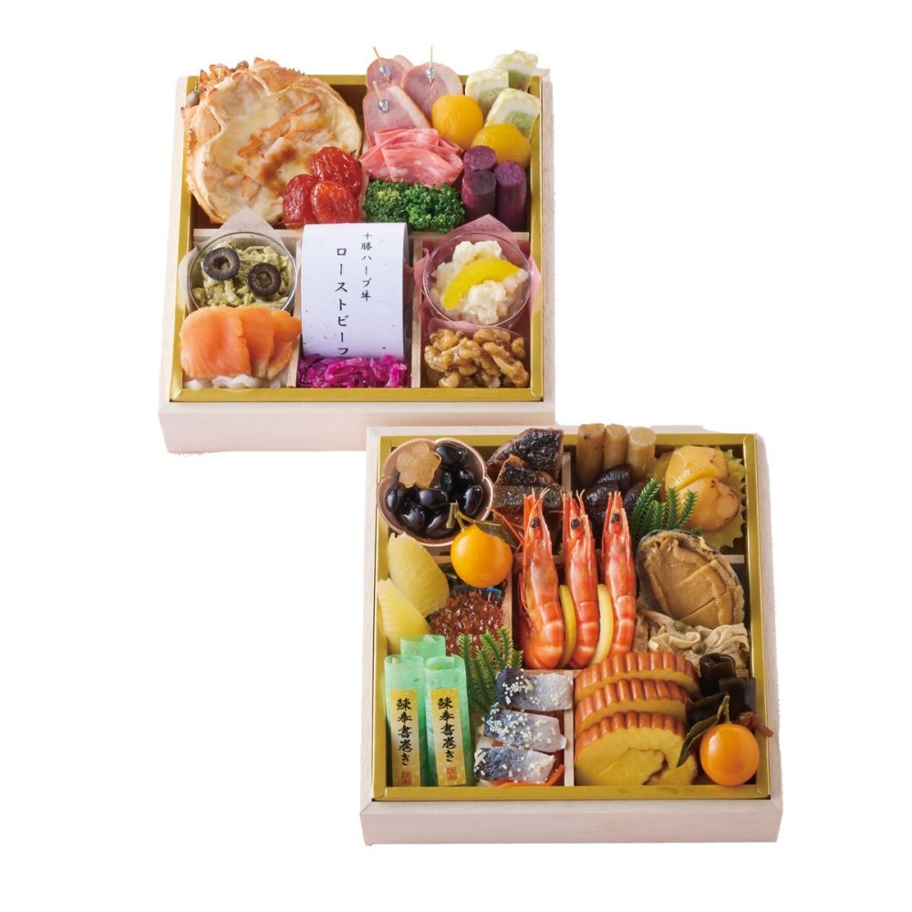 家庭画報 オリジナル 二段おせち 約2～3人前 37品目 御節料理 お正月 おせち 和洋 冷凍 縁起物 正月料理【沖縄県・離島 配送不可】
