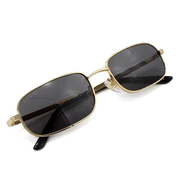 GUCCI サングラス グッチ GG1457S-001 サングラス ノーズパッド ゴールド グレー メンズ レディース ユニセックス