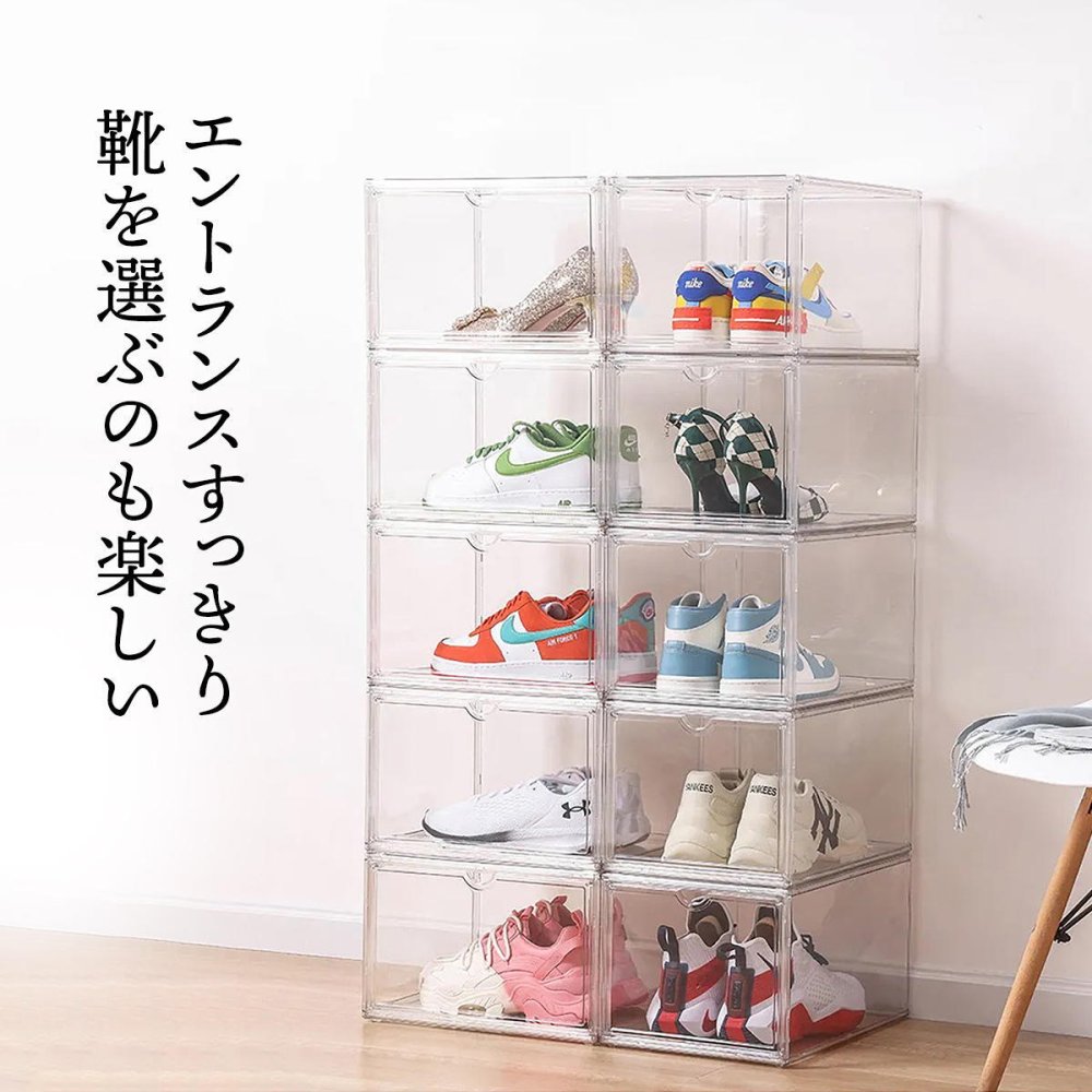 マルチクリアボックス 2個セット W360×D270×H225mm コレクションケース ディスプレイケース 全面クリア 360度透明