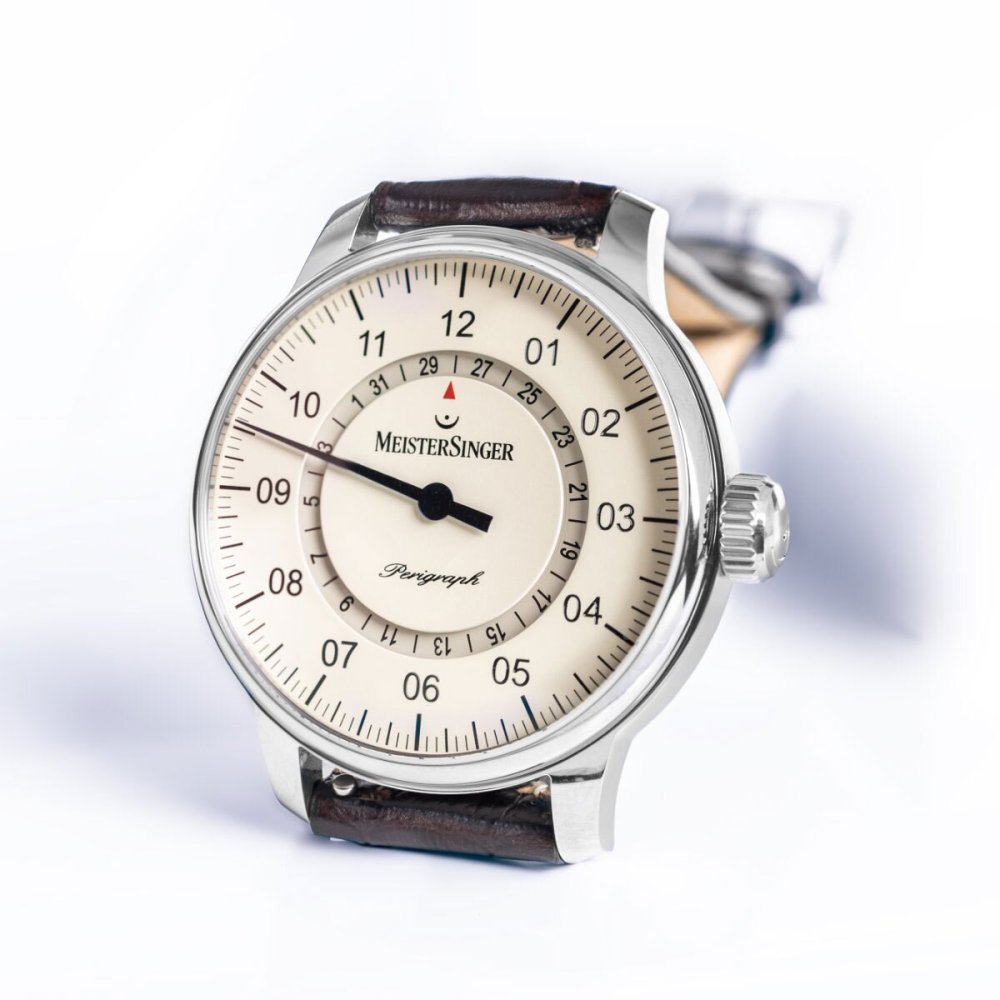 マイスタージンガー MeisterSinger ペリグラフ アイボリー Perigraph Ivory 自動巻き 腕時計 メンズ レディース BM1103【2026 新作】