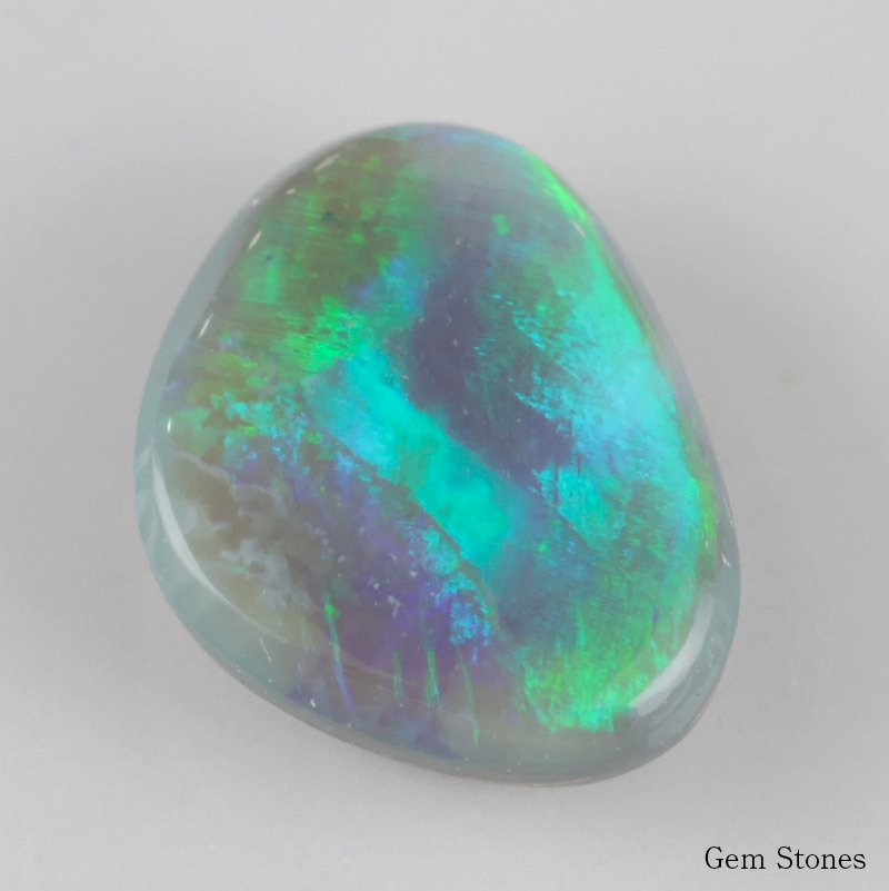 ブラックオパール 1.183ct ルース 裸石 宝石 イエロー グリーン レッド オレンジ ブラック オパール オーストラリア産  プレゼント 誕生石 10月 オリジナル ジュエリー コレクション