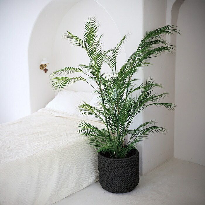観葉植物 造花 チャメドレアヤシ BROWN 全高約180cm 大型 フェイクグリーン 高級 本物そっくり リアル おしゃれ インテリア 人工観葉植物 アーティフィシャルグリーン 目隠し オフィス 店舗 ホテル 開店祝い 室内 リビング 玄関 風水 ヤシの木 フェイク
