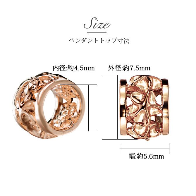 ゴールド ネックレス ハワイアンジュエリー ネックレス ピンクゴールド バレル 樽 プルメリア 透かし模様 14K K14ピンクゴールド 14k k14カットあずきチェーン太1.4mm ギフトラッピング可能 彼女 妻 女性 レディース プレゼント ハロウィン 【品番：CG-GP105R-CH1020】