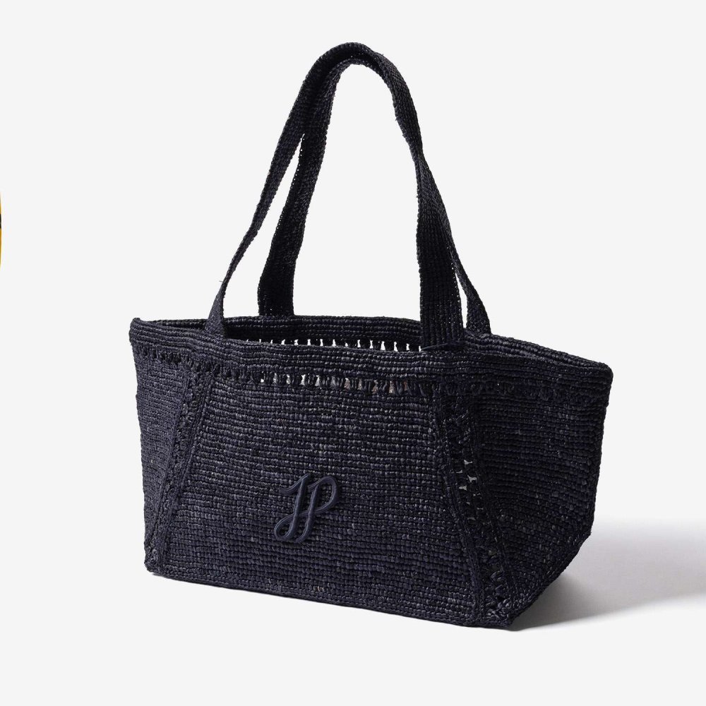 パトゥ PATOU TRAPEZE TOTE BAG GM ラフィア パトゥ ロゴ トラペーズ トート ラージ AC0920215 トートバッグ レディース バッグ