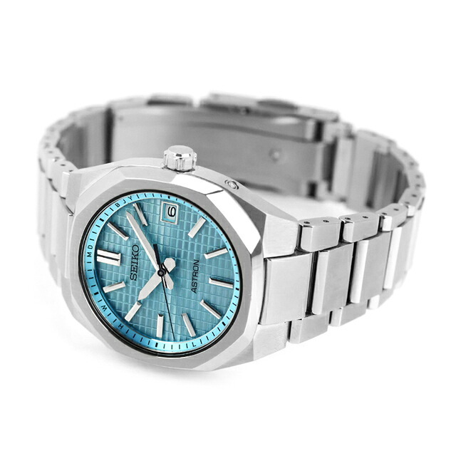セイコー アストロン NEXTER 電波ソーラー 腕時計 ブランド メンズ チタン SEIKO ASTRON SBXY103 アナログ ミントブルー 日本製