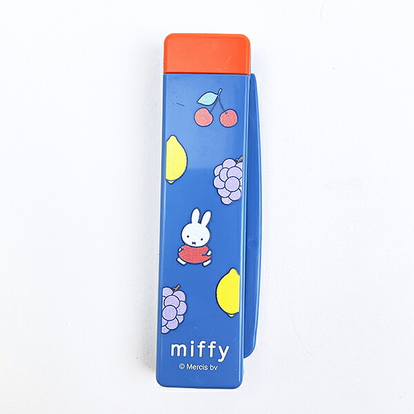 ミッフィー miffy コーム＆ミラー ブルー カラフルサガラ 日本製
