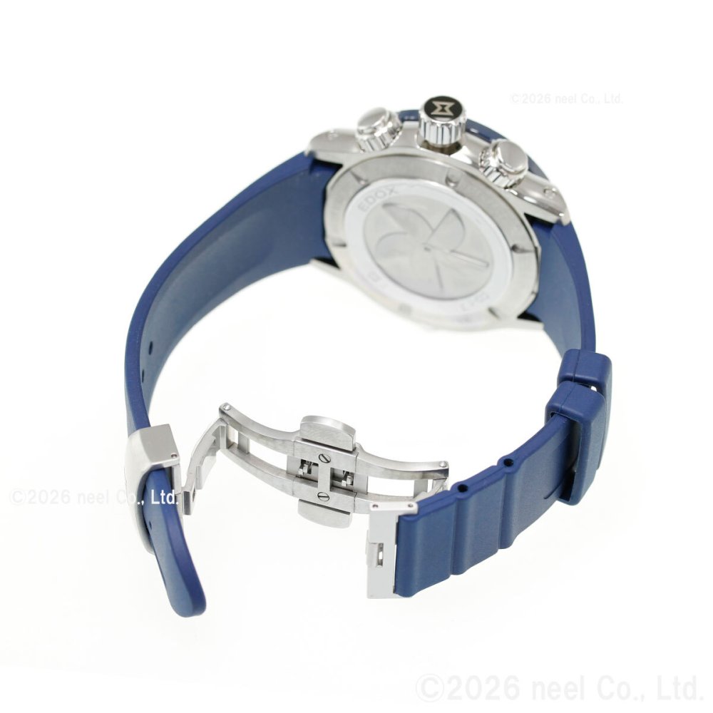 エドックス EDOX クロノオフショア1 クロノグラフ 腕時計 メンズ 10221-3BU9-BUIN9 CHRONOFFSHORE-1