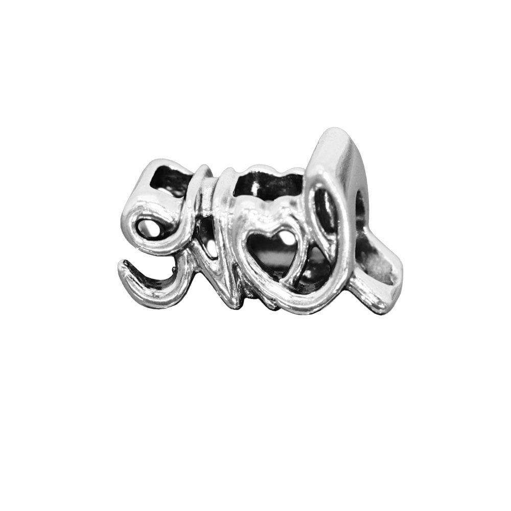 ボックス・ショッパー付 PANDORA(パンドラ) ★ Handwritten Love Charm ★ 手書き Love チャーム ★ ブレスレット カスタマイズ アクセサリー シンプル 日常使い 誕生日 記念日 母の日 プレゼント ギフト｜チャーム 単品