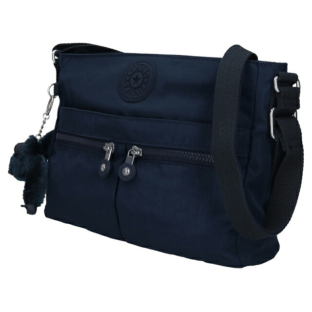 キプリング ショルダーバッグ レディース ブランド Kipling ニューアンジー ロゴ ワンポイント 無地 KI3389-96V Blue Bleu 2