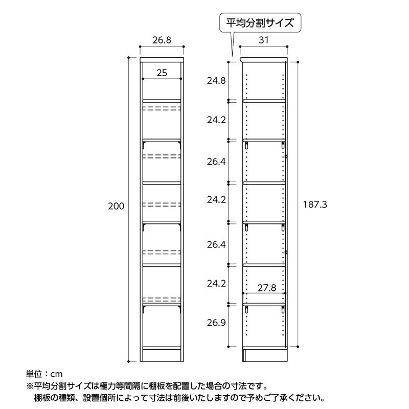 ラック 本棚 オープン エース /カラー ar-2030 nc-2030 幅30 高さ200 日本製 収納棚 a4 頑丈 棚板 おしゃれ 収納 書棚 シェルフ フリー 北欧 低 ホルムアルデヒド 新生活