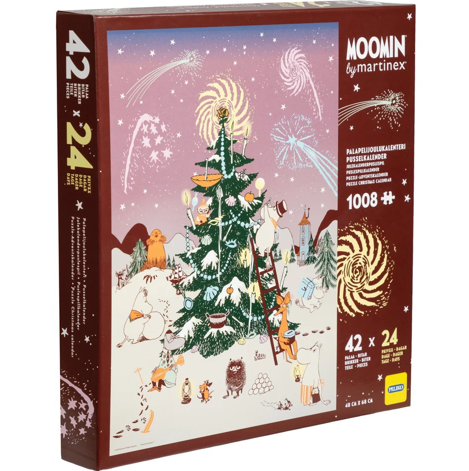 ムーミン パズル アドベントカレンダー 2026 MNX040029  送料無料 クリスマス MOOMIN 2026年 クリスマス プレゼント クリスマスツリー 1008ピース ギフト 北欧