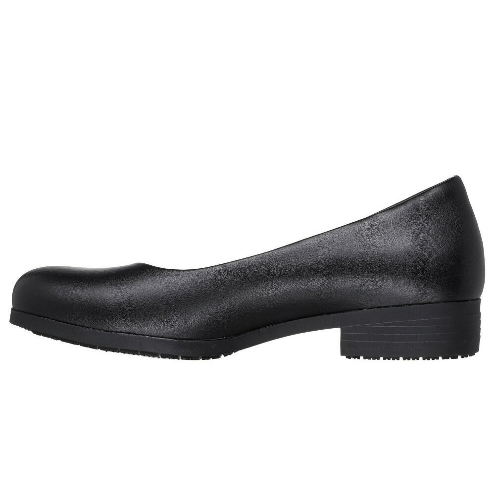 スケッチャーズ レディース ワークシューズ ナウリア パンプス 108322 SKECHERS Naulia 防滑 滑りにくい メモリーフォーム クッション 靴 ブラック 黒 仕事用 立ち仕事