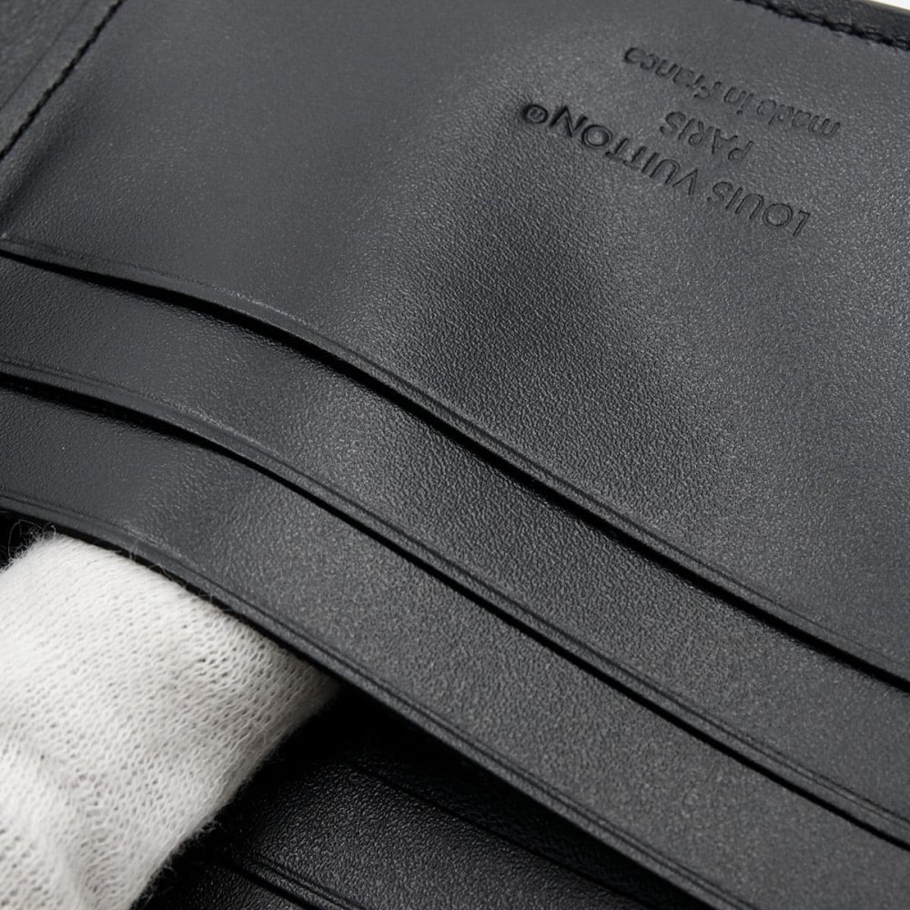 ルイヴィトン 財布 メンズ 二つ折り財布 LOUIS VUITTON ポルトフォイユ マルコ モノグラム ミッドナイト ブラック 黒 小銭入れ付き コンパクトウォレット M2A672 ブランド財布 ギフト プレゼント 新品