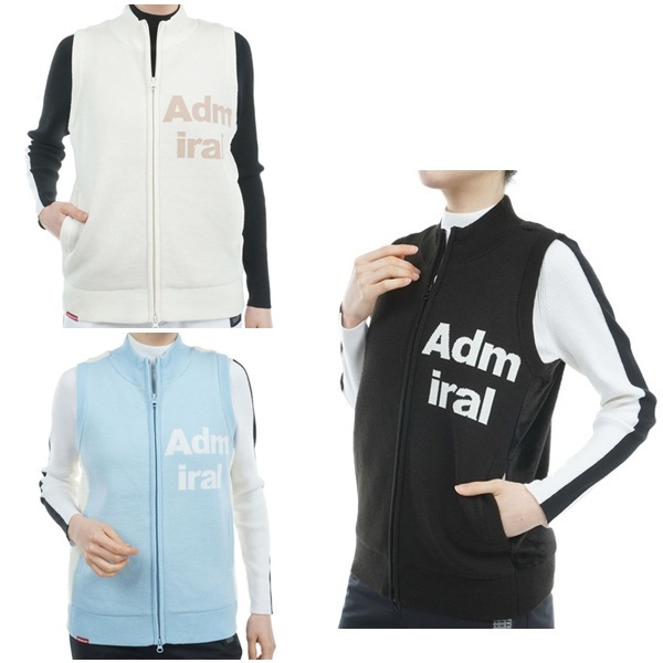 アドミラル ゴルフ レディース ベスト バックボア フルジップベスト ADMIRAL GOLF ADLA474 秋冬モデル お誕生日祝い お祝い 記念品 30代 40代 50代 60代 母の日 お母さん 還暦祝い 敬老の日 彼女 人気プレゼント プレゼント