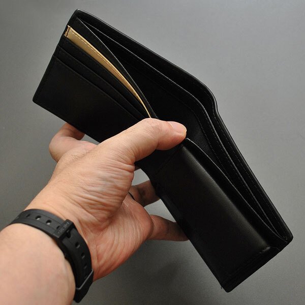 財布 メンズ 短財布 二つ折り シープスキン 羊革 BEAMZ SQUARE ビームズ スクエア 柔らかい本革 3色展開(ブラック,ネイビー,グリーン) BZSQ-253