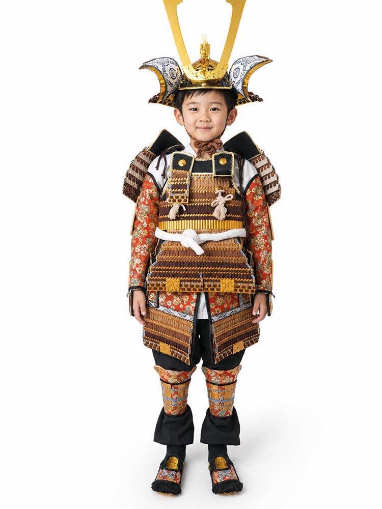 アウトレット 五月人形 着用鎧 武将 ３歳 ５歳着鎧 男の子 5歳 ボーイズ PO-109 コスプレ 記念