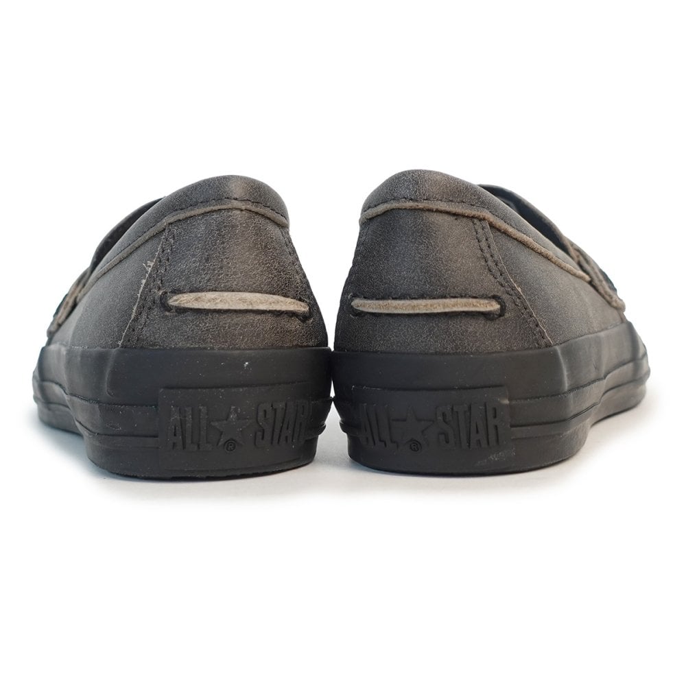 コンバース CONVERSE スニーカー メンズ レディース ローカット レザー オールスター コインローファー ワックスドレザー ビンテージブラック 31319361