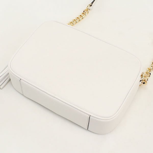マイケルコース MICHAEL KORS ショルダーバッグ 32F7GGNM8L 085 JET SET 斜め掛け レザー ホワイト OPTIC WHITE