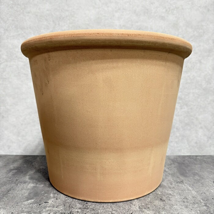 イタリア製 テラコッタ植木鉢 陶器製 おしゃれ 大型 シリンドロ アリーナ XL 15号 φ44×H35.5cm 素焼き 北欧 かわいい 鉢カバー 屋外向け 観葉植物用 サボテン 特大 ガーデニング ベランダ 玄関 丸型 インテリア プランター 深型