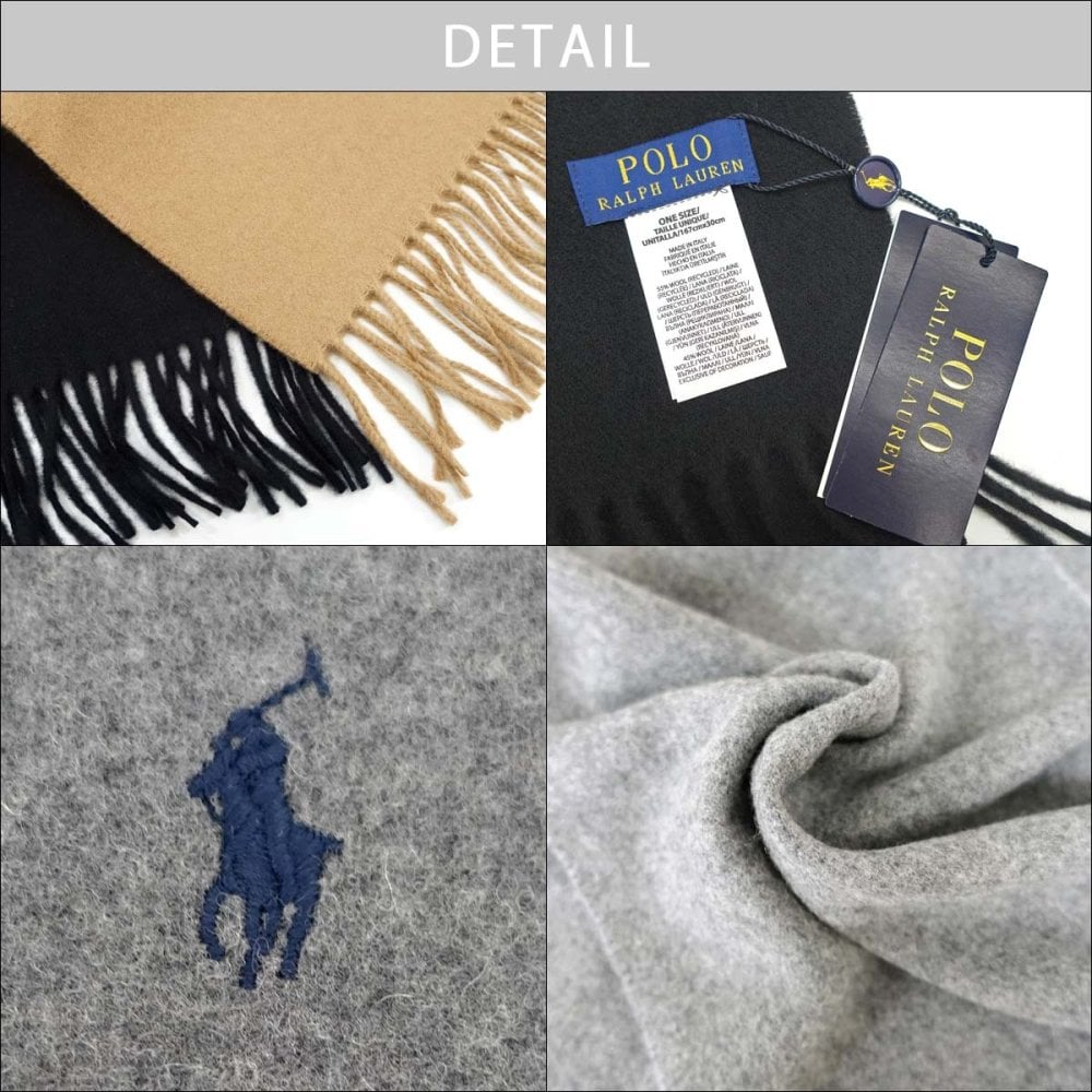POLO RALPH LAUREN ポロ ラルフローレン マフラー【26AW】 PC0476  レディース メンズ ブランド マフラー/ストール/ブランドマフラー/ウール100%/ワンポイント/クリスマス/プレゼント/ギフト/お誕生日/成人祝い 送料無料【ラッピング無料】