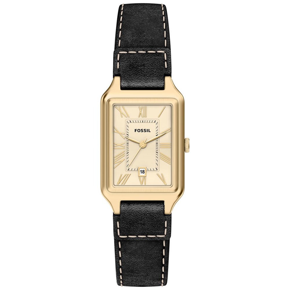 フォッシル FOSSIL 腕時計 レディース RAQUEL デイト アナログ ブラック レザーウォッチ ES5505【2026 新作】