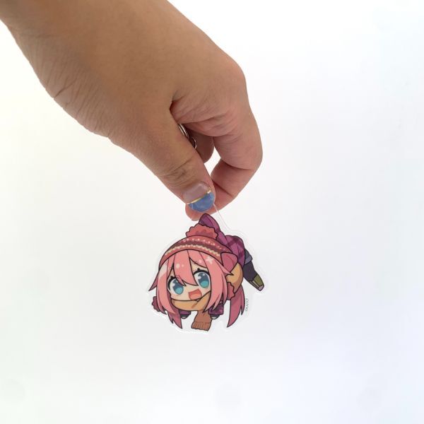 ゆるキャン△ なでしこ 各務原なでしこ つままれアクリルキーホルダー キーリング