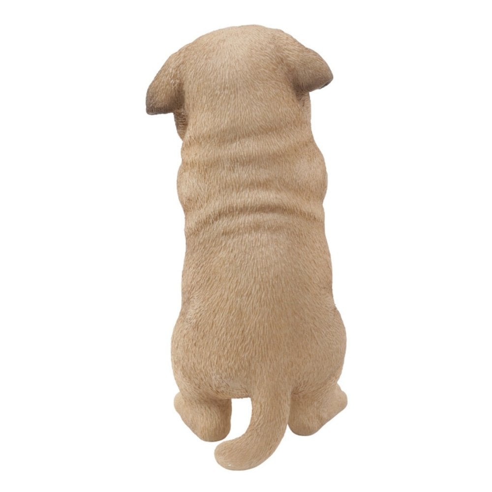 置物 woobia ウービア 犬 鼻ぺちゃ おねだりパグ フォーン 高さ21.2cm ぶさかわ リアル 本物そっくり イギリス生まれ 職人手彩色 縁起物 戌年 玄関 インテリア 新築祝い 引っ越し祝い 開店祝い 出産祝い 誕生日 お祝い ギフト プレゼント 犬好き パグ好き