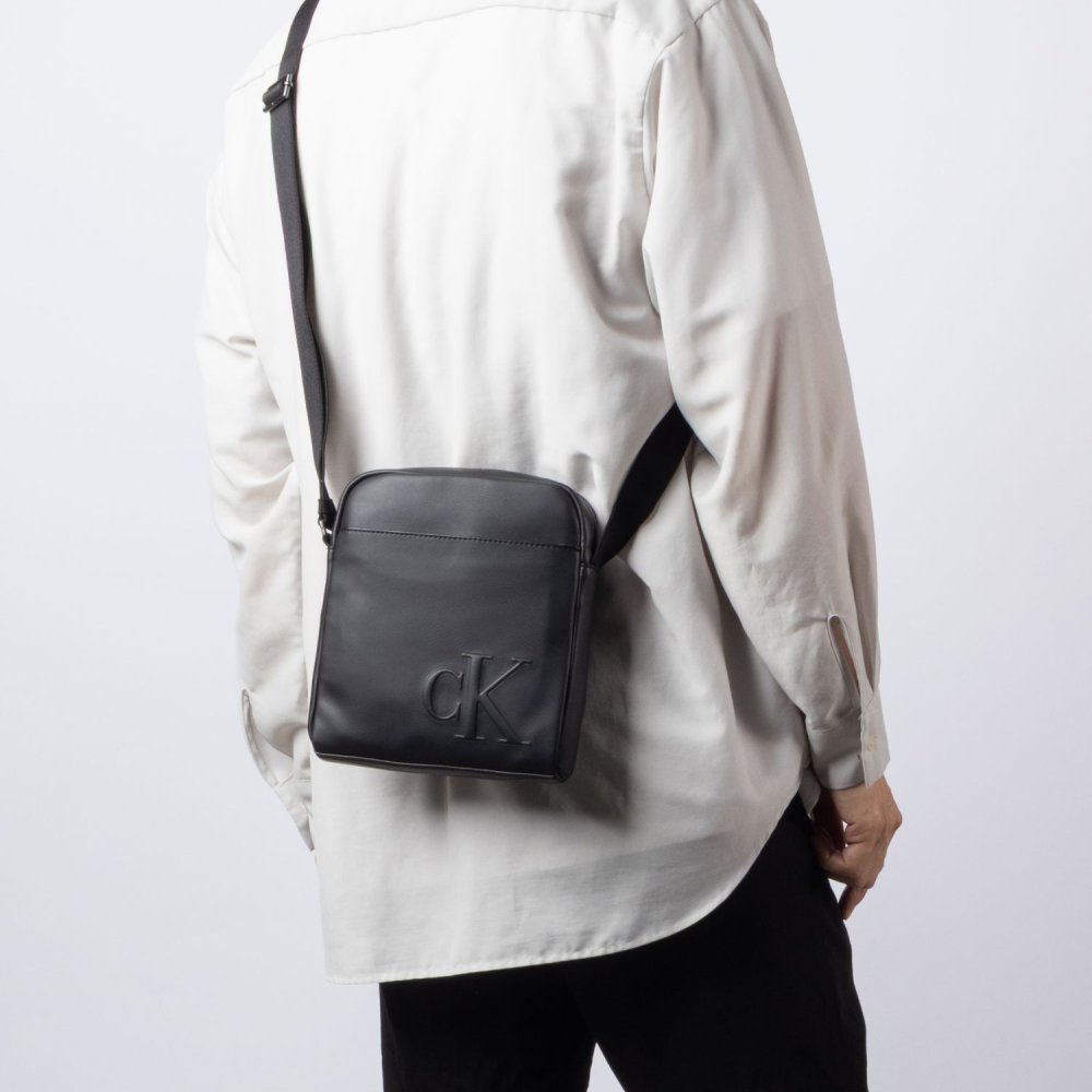 カルバンクライン Calvin Klein BOLD CK REPORTER ボールド CK リポーター LV04D3248G ショルダーバッグ メンズ バッグ