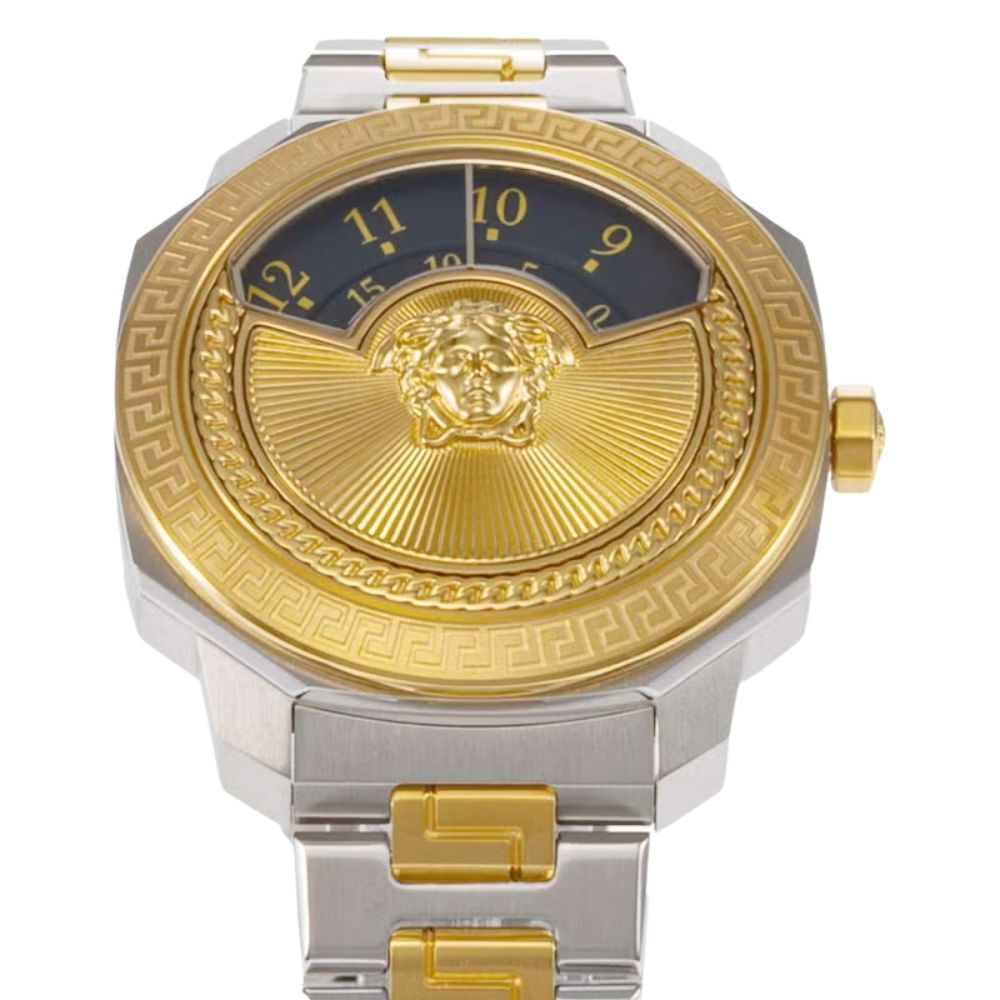 ヴェルサーチェ 腕時計 メンズ レディース シルバー ゴールド ブラック 38mm VERSACE DYLOS ディロス スイス製 ユニセックス メンズ腕時計 高級 ブランド おしゃれ プレゼント ギフト 成人 卒業 入学
