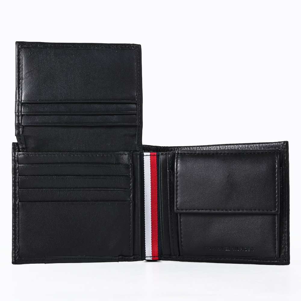 高品質ヨーロッパ輸入モデル トミーヒルフィガー 二つ折り財布 小銭入れ付き CORP CC FLAP AND COIN メンズ レディース ブラック AM0AM14780 BDS BLACK ウォレット 折財布 送別会 誕生日 結婚祝い 結婚式 彼氏 息子 夫 男性 名刺入れ 高級 母の日【スペシャルラッピング660円(別売り)】 即日発送 彼氏 財布 ホワイトデー