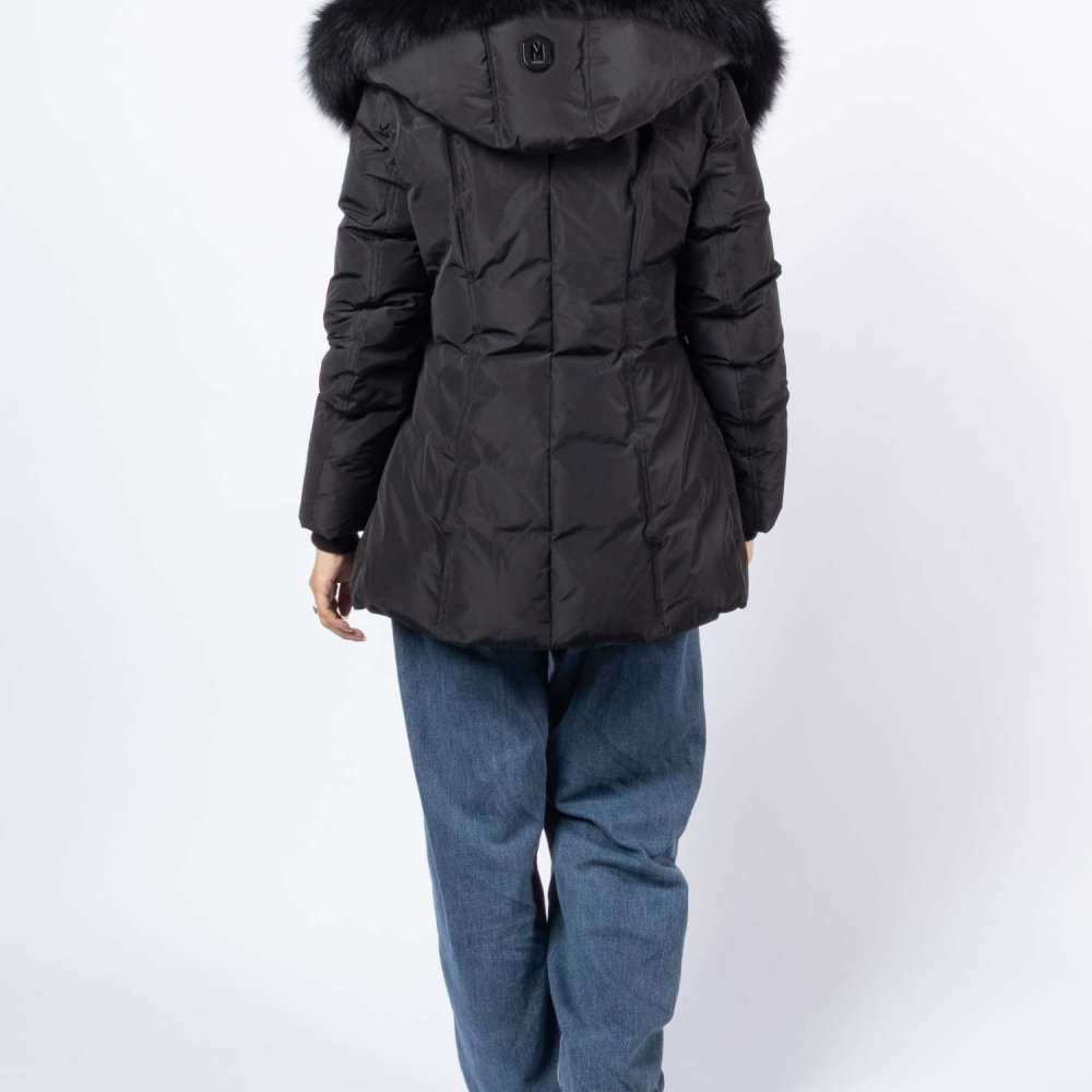 マッカージュ MACKAGE ADALI-BX HOODED DOWN COAT フーデッド ダウン コート ミドル丈 ダウンジャケット ファー レディース アウター